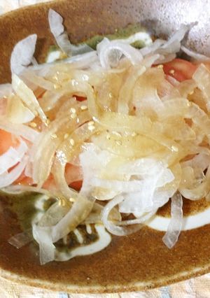 トマトと揚げジャコのサラダ-レシピのメイン写真
