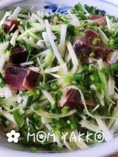 初かつお☆かつおのたたきサラダ-レシピのメイン写真