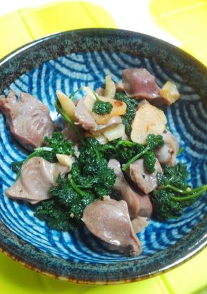 砂肝とパセリのガーリックバター炒め-レシピのメイン写真