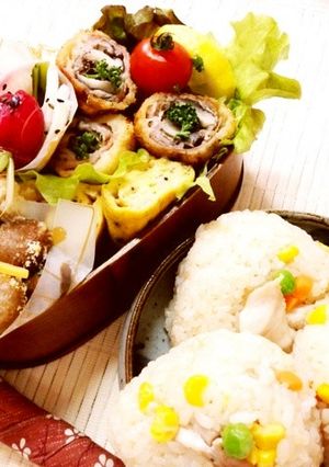 お弁当に！塩麹漬け豚肉の椎茸巻きフライ-レシピのメイン写真