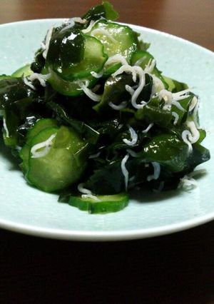 ♡しらすとわかめの酢の物♡だし入り♡-レシピのメイン写真