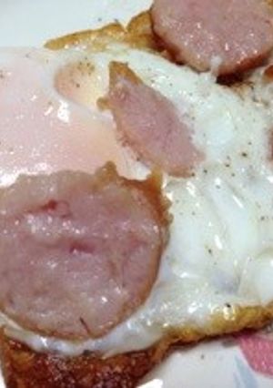 小学生の朝ごはんレシピ♪半熟目玉焼き-レシピのメイン写真