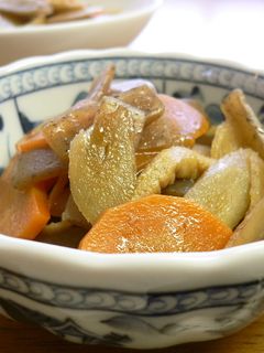 ごぼうと油揚げとこんにゃくの炒め煮-レシピのメイン写真