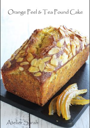 ✿オレンジピール＆紅茶パウンドケーキ✿-レシピのメイン写真