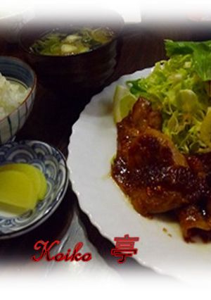 つかさ食堂 豚の生姜焼きを再現しましたよ-レシピのメイン写真