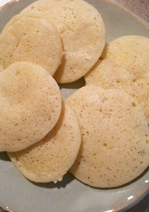 卵乳油砂糖なし！米粉のきなこパンケーキ★-レシピのメイン写真