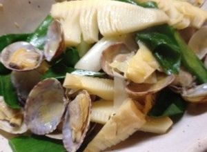 春の旬◆筍と浅蜊の酒蒸しバター醤油味-レシピのメイン写真