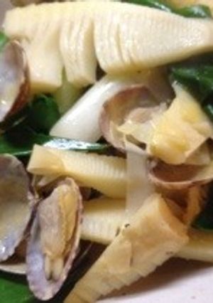 春の旬◆筍と浅蜊の酒蒸しバター醤油味-レシピのメイン写真