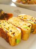 豆腐ハンバーグを目指した？お弁当卵焼き♪