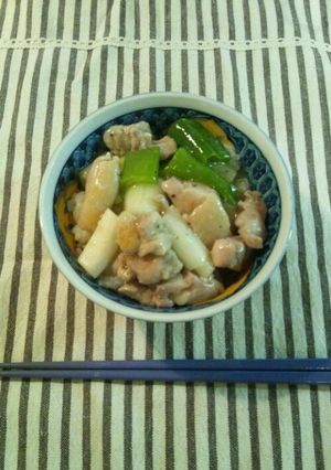 あっさり♪塩だれ鶏ねぎ丼♪-レシピのメイン写真
