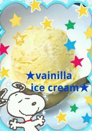 本格的☆低脂肪バニラアイスクリーム♥-レシピのメイン写真