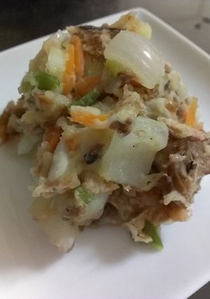 里芋と魚缶詰めで簡単副菜-レシピのメイン写真
