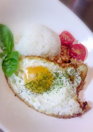 いなばとりそぼろとバジル缶でガパオライス-レシピのメイン写真