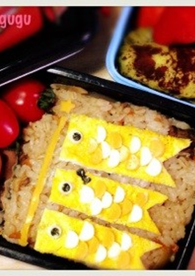 簡単‼ 鯉のぼり♡キャラ弁♡-レシピのメイン写真
