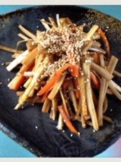 簡単(^^)きんぴらごぼう-レシピのメイン写真