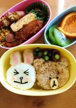 キャラ弁★LINE★ブラウンとコニー弁当-レシピのメイン写真