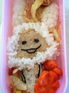 白うさぎなめこ弁当♪-レシピのメイン写真