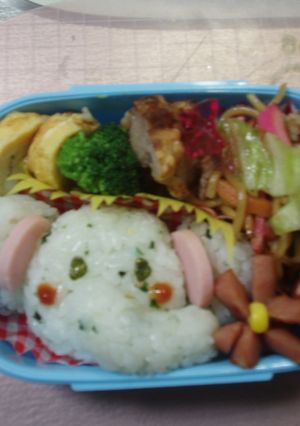 ゾウさんのお弁当！-レシピのメイン写真