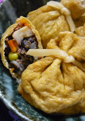 袋煮～愛情をいっぱい詰め込んだきんちゃく-レシピのメイン写真