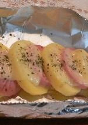じゃがいもとソーセージの重ね焼き-レシピのメイン写真