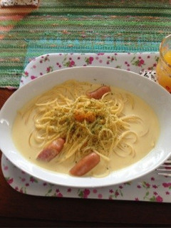 カボチャのスープスパゲティ-レシピのメイン写真