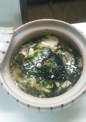 豆腐とかにかまのとろとろ煮 生海苔風味-レシピのメイン写真
