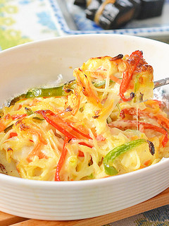 鱈の彩り野菜入りマヨネーズチーズ焼き♪-レシピのメイン写真