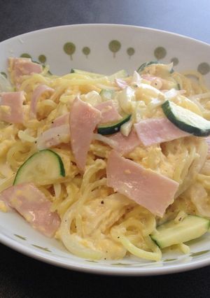 チョー簡単 男の焼きそばdeカルボナーラ-レシピのメイン写真