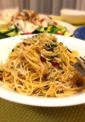 大葉としらすのペペロンチーノ♪-レシピのメイン写真