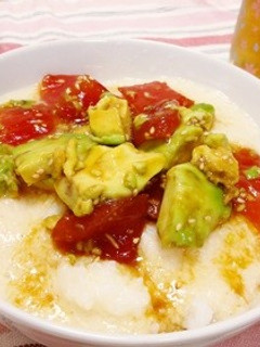 山かけ☆アボカドまぐろ丼-レシピのメイン写真