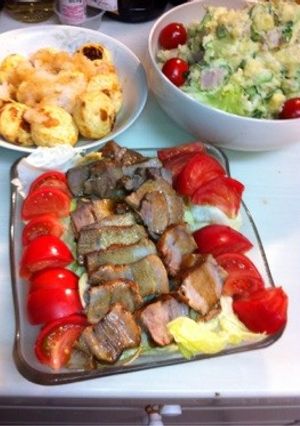 煮るだけ簡単!豚ブロック肉の中濃ソース煮-レシピのメイン写真