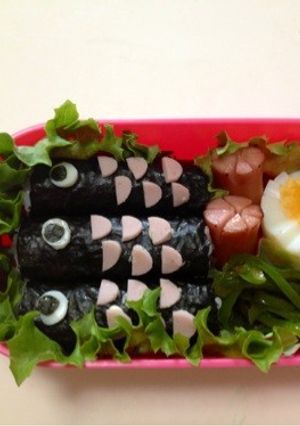 キャラ弁〜こいのぼり②〜-レシピのメイン写真