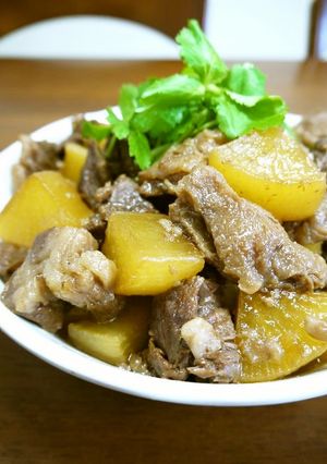 絶品！牛すじ肉と大根のうま煮♪-レシピのメイン写真