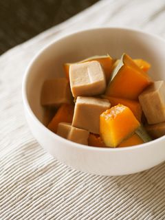 高野豆腐とかぼちゃの煮物-レシピのメイン写真
