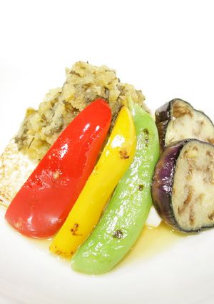 豆腐ステーキと焼き野菜の高菜おろし-レシピのメイン写真