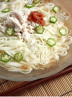 梅おかかそうめん-レシピのメイン写真