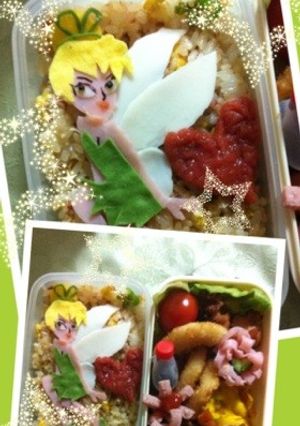キャラ弁 ティンカーベル-レシピのメイン写真