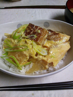 竹田の油揚げの卵とじ丼-レシピのメイン写真