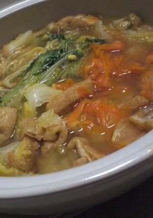 箸が止まらない★豚骨ラーメン風鍋-レシピのメイン写真