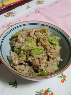 緑茶の炊き込みご飯-レシピのメイン写真
