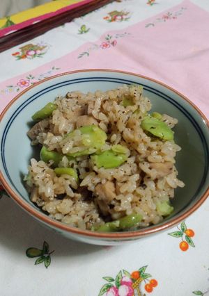 緑茶の炊き込みご飯-レシピのメイン写真