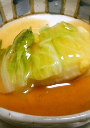 白菜のおひたし＋あんかけ-レシピのメイン写真