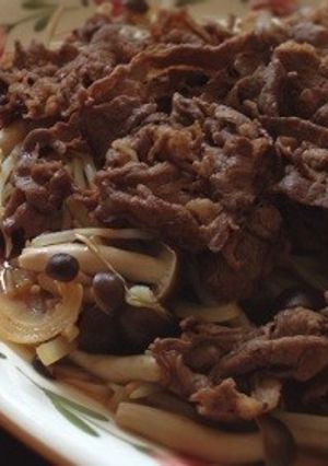 牛焼肉でトッピング!野菜炒め-レシピのメイン写真