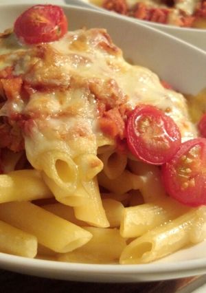 え？高野豆腐を？激旨！ペンネグラタン♪-レシピのメイン写真