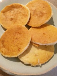 卵乳油砂糖なし!米粉のバナナパンケーキ★-レシピのメイン写真