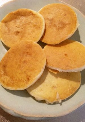 卵乳油砂糖なし！米粉のバナナパンケーキ★-レシピのメイン写真