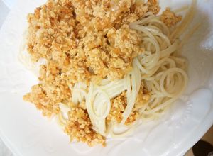 豆腐のベジミートソーススパゲティ-レシピのメイン写真