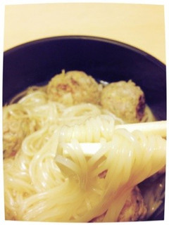 肉団子にゅうめん-レシピのメイン写真