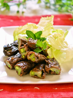 エスニック風おつまみ✿さつま揚げの牛肉巻-レシピのメイン写真