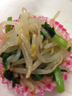 もやしとニラのあえもの♪( ´▽`)-レシピのメイン写真